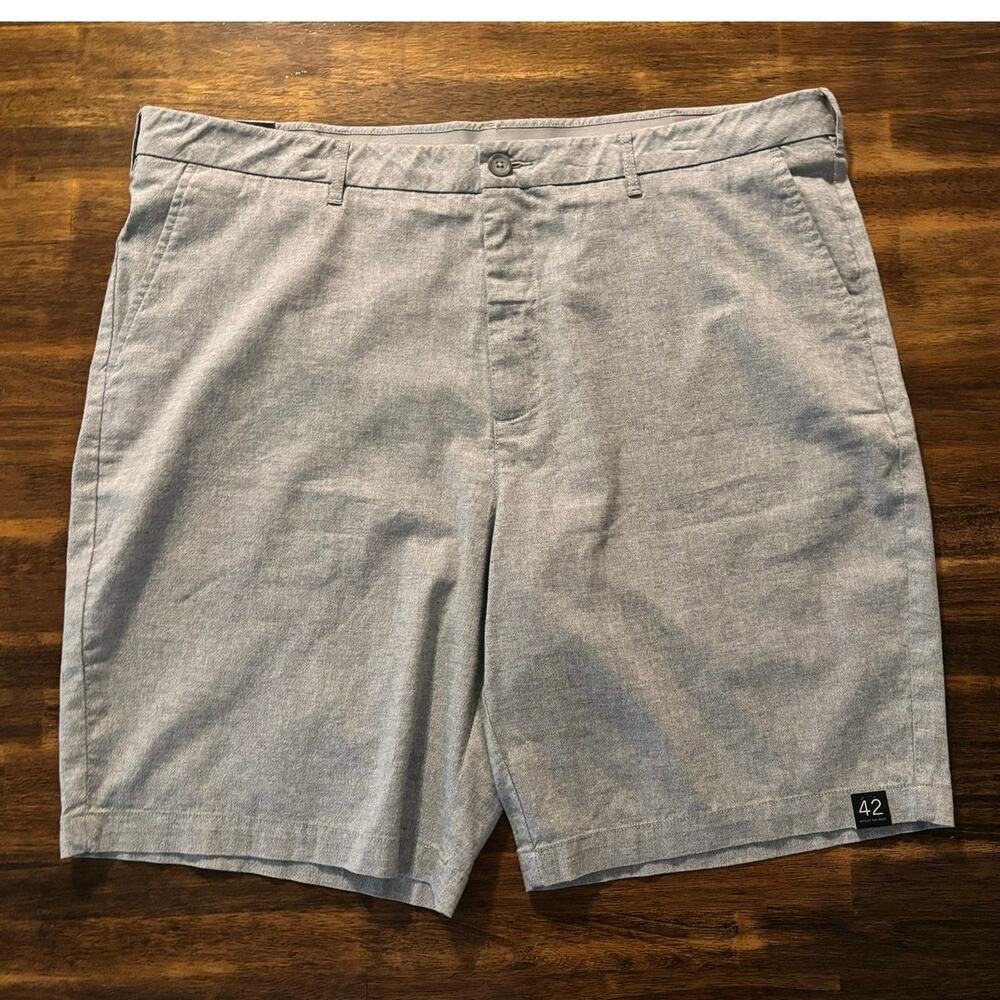 Marc Anthony Men’s 42 Shorts Flat Front Chino 100% Cotton 10" Inseam